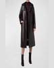 Zeno Lacquer Cotton Belted Trench Coat