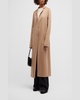 Zibelline Open-Front Cashmere Midi Coat