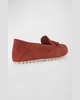 Suede Tassel Moccasin Loafers