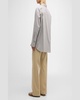 Dash Straight-Leg Cotton Twill Pants