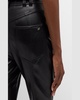 Wallace Faux Leather Bootcut Ankle Pants