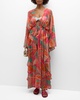 Palm Printed Austin Caftan Coverup