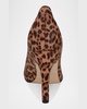 Leopard Mid-Heel Stiletto Pumps