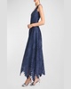 Miuccia Eyelet-Embroidered Maxi Dress