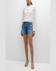 Richard Cropped Floral Lace Jacket