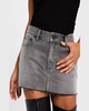 Mini Hotfix Denim Skirt