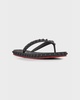 Loubi Donna Spike Red Sole Flip Flops