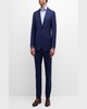 Men's Tonal Check Wool Suit