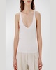 Deep V Knit Tank Top