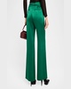 Dylan Wide-Leg Satin Pants