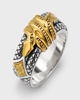 Men's Two-Tone Serpent Band Ring