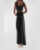 Imogen Recycled Leather Maxi Skirt