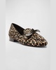 Clarita Leopard Bow Loafers