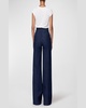 High Rise Denim Trousers