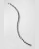 Men's Curb Chain Bracelet in Silver, 6mm