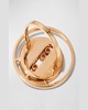 Lucky Move 18K Rose Gold 3-Diamond Ring