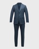 Men's Solid Wool Suit