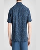 Men's Knotted Leaves Sport Shirt