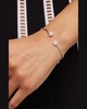 My Twin 18K White Gold Thin Bangle Bracelet