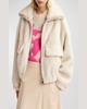 Essentiel Antwerp - Genz Faux Fur Jacket - Off White