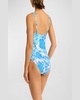 Daisyfield Spliced One-Piece Swimsuit 