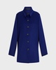 Plus Size Gazza Button-Down Virgin Wool Coat