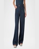 Cooper Cotton-Wool Denim Wide-Leg Pants