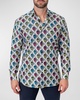 Men's Fibonacci AlienSkull Sport Shirt