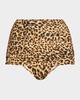 Cheetah Patch Bill Ruched Bikini Bottoms