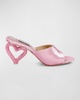 Lucid Heart-Heel Mule Sandals