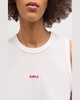 Logo Cropped Jersey Muscle Tee