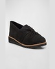 Eena Suede Twist Slip-On Loafers