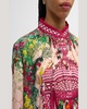 Lana Garden-Print Silk Blouse