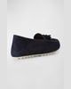 Suede Tassel Moccasin Loafers