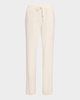 Crepe Drawstring Resort Pants