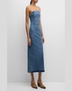 Frenchie Strapless Denim Tube Dress