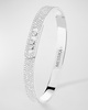 Move Noa 18K White Gold Full Diamond Pave Bracelet