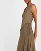 Fairfield V-Neck Pleated Maxi Dress