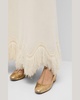 Paulina Long Fringe-Hem Skirt