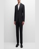 Men's Tonal Stripe Stretch Wool Suit