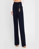 Chain Plate Straight-Leg Trousers