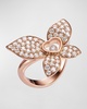 Happy Butterfly 18K Rose Gold Diamond Ring