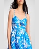 irene tiered floral-print maxi dress