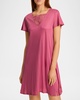 Eva Lace-Trim Modal Nightgown