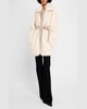 Belted Faux Fur Coat