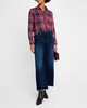 Hunter Plaid Button-Front Shirt 