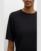 Cotton Cashmere Crewneck T-Shirt 