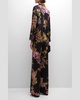 Isaiah Floral-Print Straight-Leg Pants