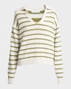 Murphy Stripe Cashmere-Blend Sweater