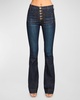 Cindy High-Rise Flare Stretch Denim Jeans